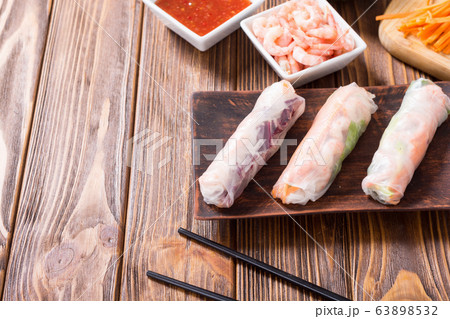 Vietnamese spring rolls Vietnamese spring rolls 63898532