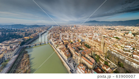Aerial panorama of Florence at sunrise, Firenze, Tuscany, Italy, cathedral, river, drone pint view, mountains is on background Aerial panorama of Florence at sunrise, Firenze, Tuscany, Italy, cathedral, river, drone pint view, mountains is on background 63900007