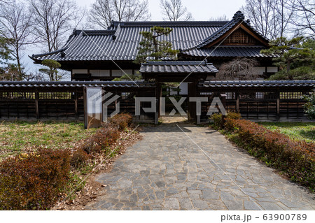 福島県二本松市 春の安達ヶ原ふるさと村 武家屋敷 福島県二本松市 春の安達ヶ原ふるさと村 武家屋敷 63900789