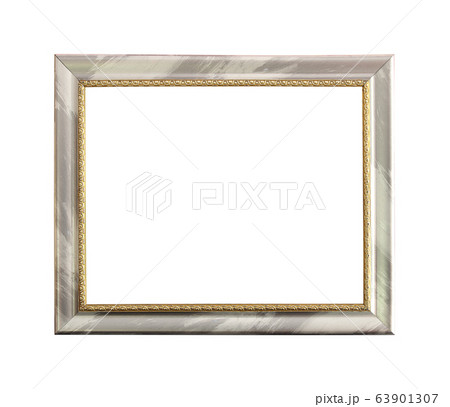 antique frame isolated on white background 63901307