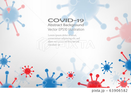 Realistic 3d virus cells dangerous symbol vector 63906582