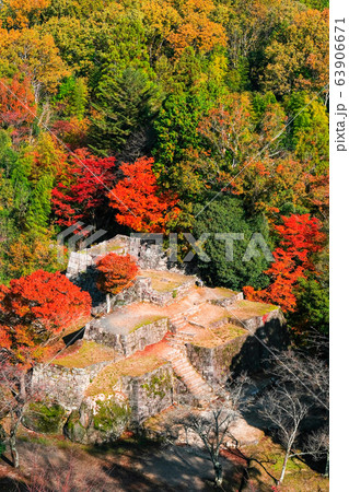 苗木城跡の風景（大矢倉跡） 63906671