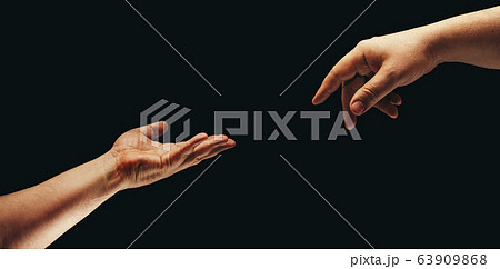 hope for help - hand to hand template 63909868