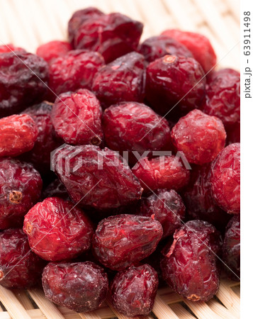 クランベリーのドライフルーツ 63911498