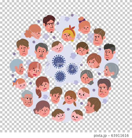 大流行爆發冠狀病毒插圖 63911616