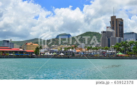 Skyline of Port Louis, Mauritius 63912378
