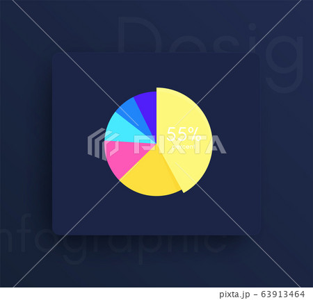 Vector graphic infographics. Template for creating Vector graphic infographics. Template for creating 63913464