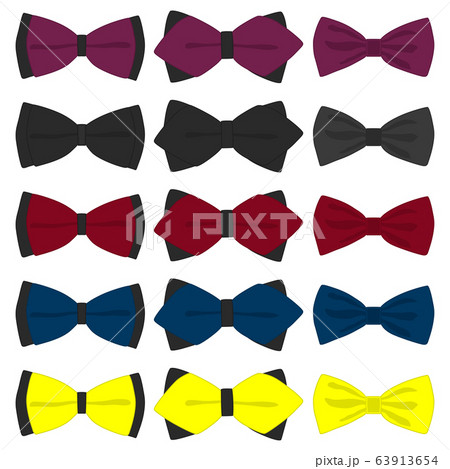 Illustration on theme big set ties different Illustration on theme big set ties different 63913654