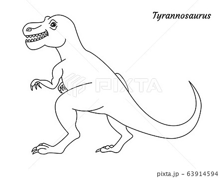 Coloring page - Tyrannosaurus