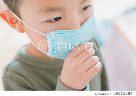 布マスク　こども  63915684