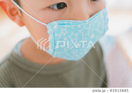 布マスク　こども  63915685