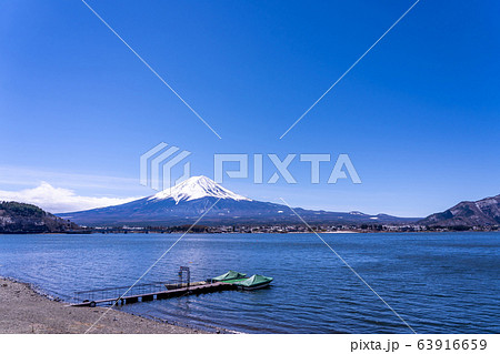 富士山　河口湖　ボートのりば 63916659