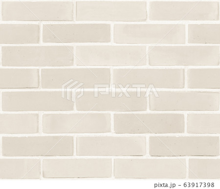 Seamless design vintage style beige cream tone brick wall detailed pattern textured background 63917398