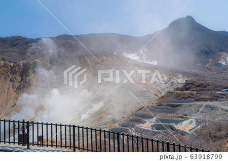 箱根　大涌谷　大涌谷園地 63918790