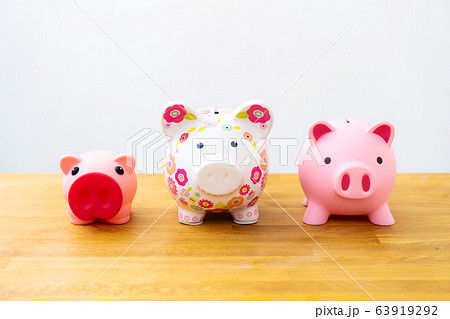 豚の貯金箱　ピギーバンク 63919292