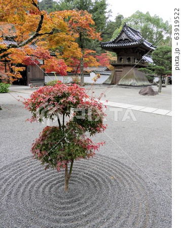 佛寺の枯山水庭園 (広島県三原市) 佛寺の枯山水庭園 (広島県三原市) 63919522