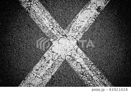 Lines on asphalt 63921028