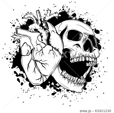 Human Heart Icon In Cartoon Style Real Disease Stock Illustration