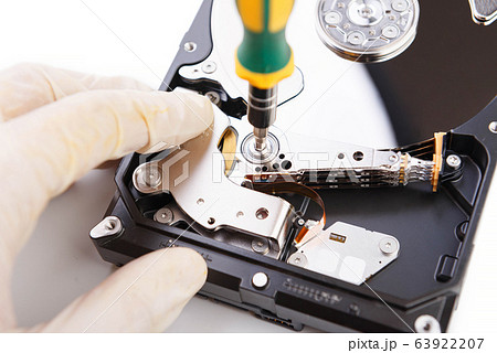 Internal computer hard drive repair in a specialized service center Internal computer hard drive repair in a specialized service center 63922207