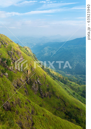 Mountain landscape, green slopes. Beauty of Mountain landscape, green slopes. Beauty of 63923940