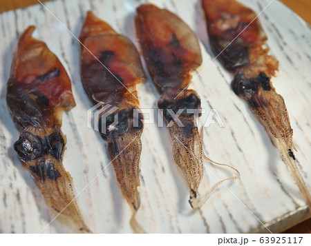 ホタルイカの姿干し 63925117