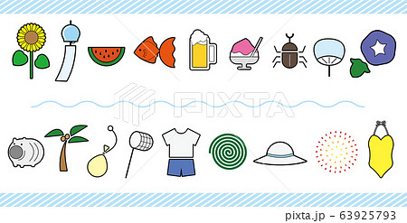 夏 アイコン 夏 アイコン 63925793