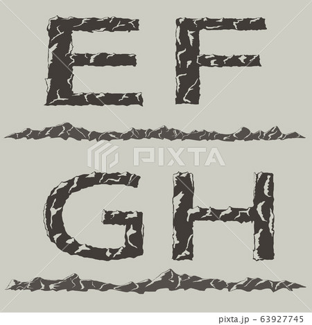 mountains silhouettes font mountains silhouettes font 63927745