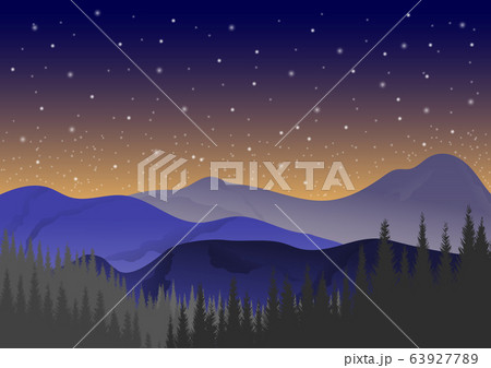 Night Mountains landscape 63927789