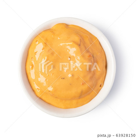 Bowl with Cocktail sauce Bowl with Cocktail sauce 63928150