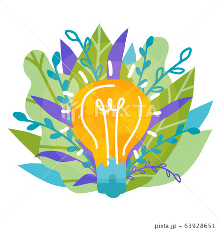 Think Green Ecology Idea Concept Puzzle Lightbulb 63928651