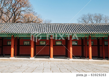 Gyeonghuigung Palace, Korean traditional architecture in Seoul, Korea 63929263