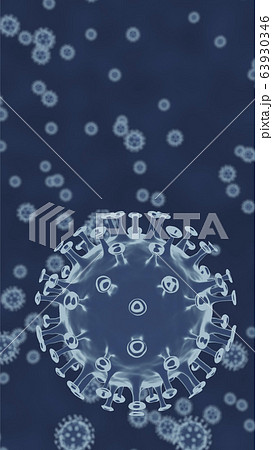 ウイルスの顕微鏡画像 ウイルスの顕微鏡画像 63930346