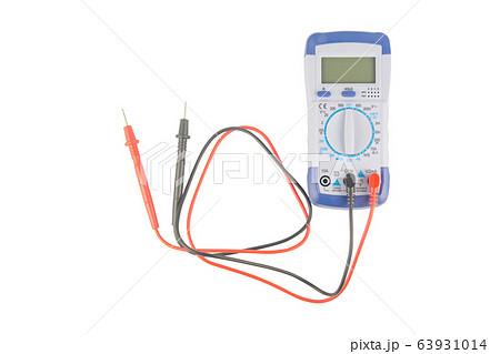 Digital multimeter isolated on white background 63931014