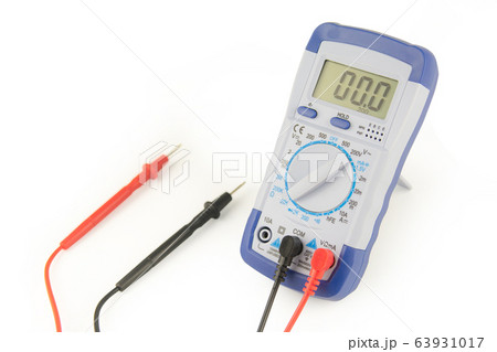 Digital multimeter isolated on white background 63931017