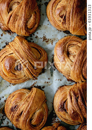 Swedish cinnamon sweet buns 63931313