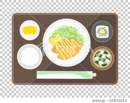 白身魚のフライ定食 63932014