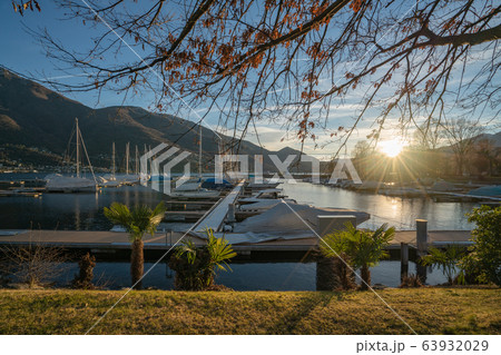 Boats on the lake of Ascona Boats on the lake of Ascona 63932029