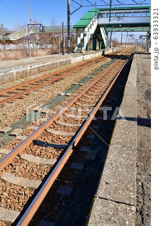 早春の北海道白老町JR萩野駅の風景を撮影 早春の北海道白老町JR萩野駅の風景を撮影 63933321