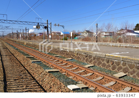 早春の北海道白老町JR萩野駅の風景を撮影 早春の北海道白老町JR萩野駅の風景を撮影 63933347
