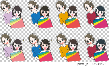 パーソナルカラー診断の様子 63934428