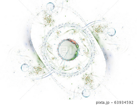 Lacy colorful clockwork pattern. Digital fractal Lacy colorful clockwork pattern. Digital fractal 63934592