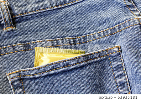 condom in jeans pocket 63935181