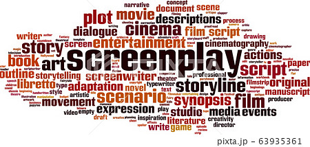 Screenplay word cloud Screenplay word cloud 63935361