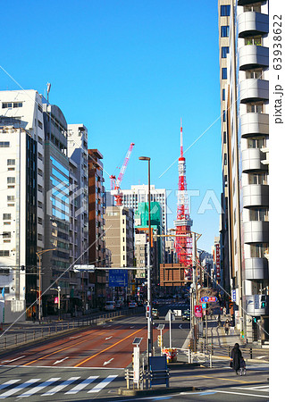 東京タワー〈札の辻交差点から〉 63938622