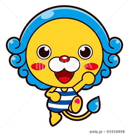 プールのキャラクター 男の子ジャンプ のイラスト素材 6393