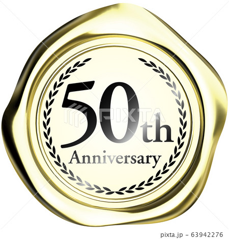 ベクターイラスト　デザイン　ai　eps　マーク　シーリングワックス　封ろう　高級感　周年記念 63942276