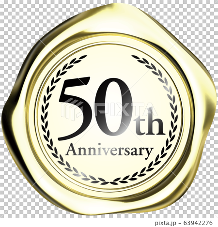 ベクターイラスト　デザイン　ai　eps　マーク　シーリングワックス　封ろう　高級感　周年記念 63942276