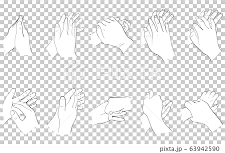 正しい手の洗い方 正しい手の洗い方 63942590
