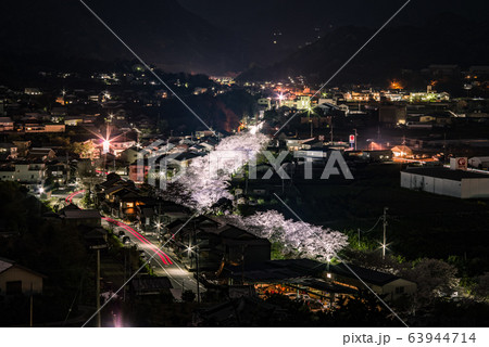 生名ロマン街道の夜景 63944714