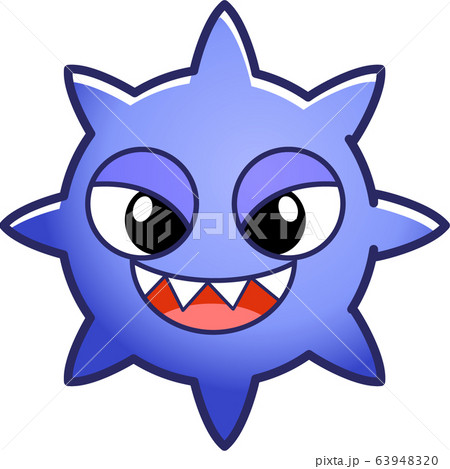 怖いウイルスのイラスト素材 6394